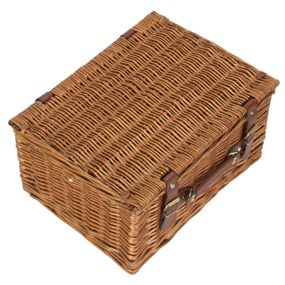 Classic Wicker Fitted Picnic Basket-4