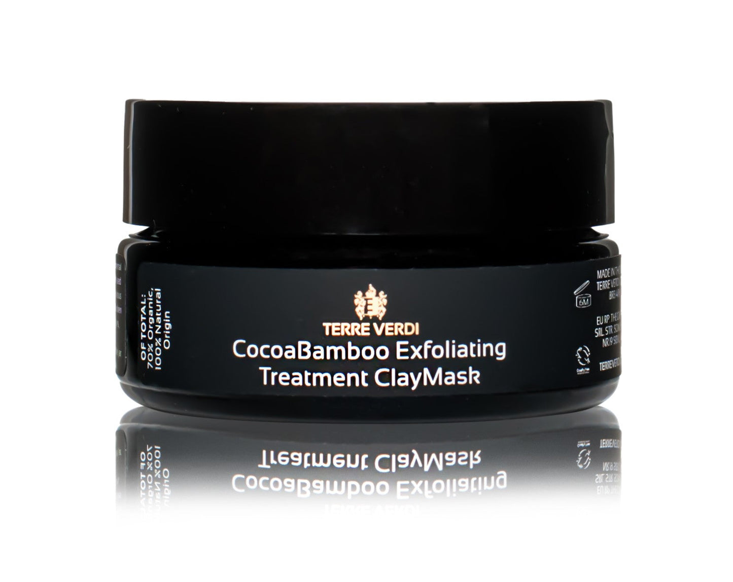 CocoaBamboo Exfoliating Treatment ClayMask for Face and Body - Natural Scrub-1