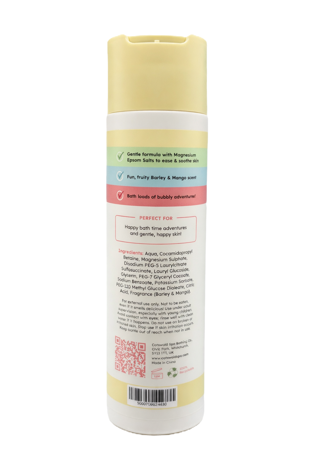 Children's Natural & Fun with Epsom Salts (Barley & Mango)-1