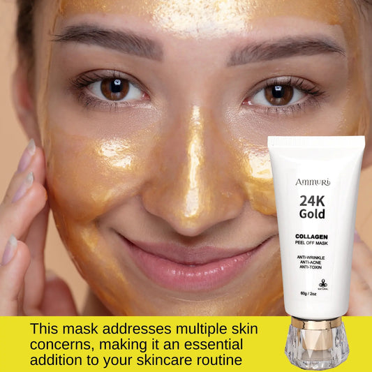Ammuri Beauty 24K Gold Peel Off Mask for Radiant Skin-0